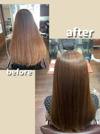 ロング 💜カラー/縮毛矯正 /NARUKA💜のヘアスタイル