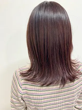 ミディアム カラー 肌に馴染むカラー 梅田・増田のヘアスタイル
