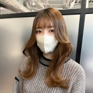ミディアム カラー 韓国ヘア 店長NEGIのヘアスタイル