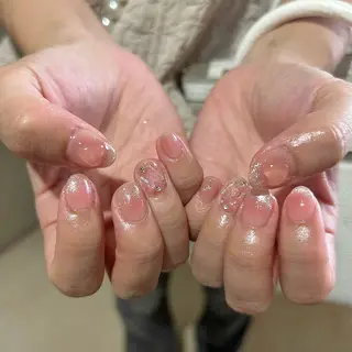 ネイル パラあり！フィルイン 美フォルムのネイルデザイン