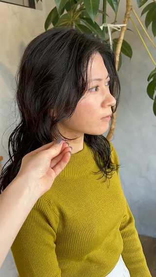 セミロング パーマ nanako /レイヤーカットのヘアスタイル