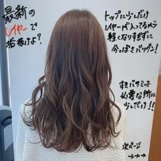 セミロング ショート/レイヤー カット/服部タカノリのヘアスタイル