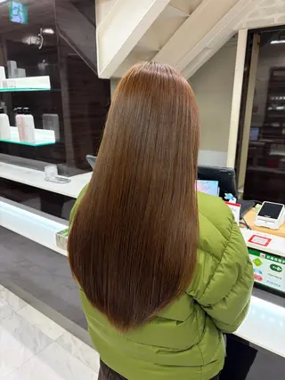 ロング カラー 旗手 沙和のヘアスタイル
