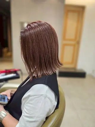ミディアム 秋山 空澄のヘアスタイル