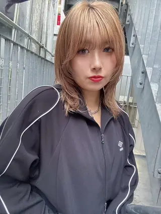 カラー ブリーチ/韓国 💫ひなた💫のヘアスタイル