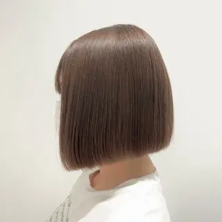 ショート カラー ボブ/美髪矯正 /佐藤　奈巳のヘアスタイル