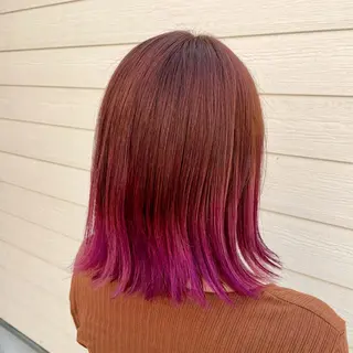 ミディアム カラー ✨髪質改善🎨 杉本賢人のヘアスタイル
