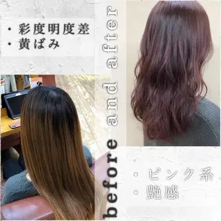 ロング レイヤーカット／ 髪質改善✨山中優のヘアスタイル