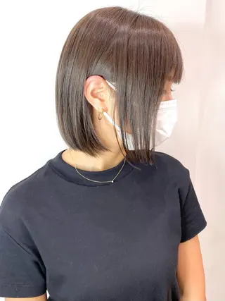 ショート カラー 🌙HIZUKI🌙 ハイトーン 艶髪のヘアスタイル