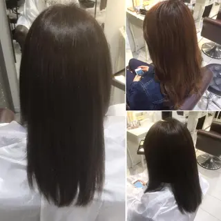 ロング カラー 髪質改善/ 艶髪カラー/益田直幸のヘアスタイル