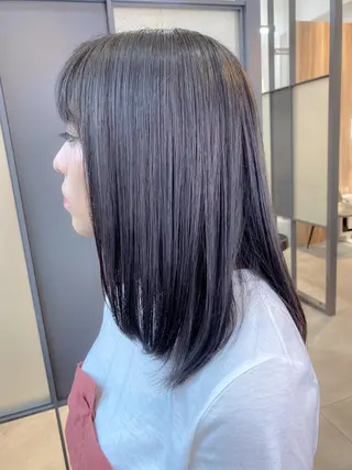 ミディアム カラー 【透明感、艶髪】西村 有司のヘアスタイル