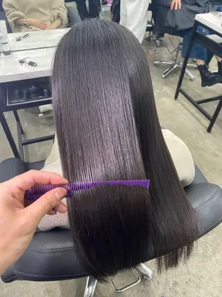 セミロング カラー 艶ハイトーン特化 tatsuのヘアスタイル