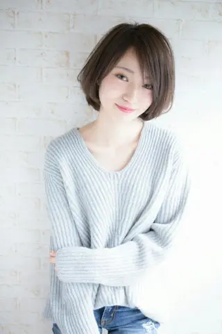 ミディアム カラー ANAZAhair アナザ　ヘアーのヘアスタイル