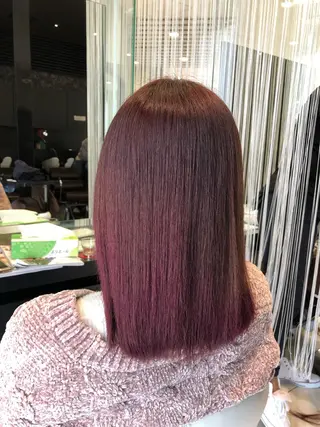 ミディアム カラー ヘアアレンジ 大塚 貴之のヘアスタイル