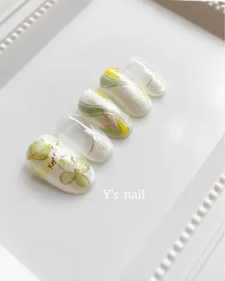 ネイル 手書きが得意🖌️ Y’s  nailのネイルデザイン