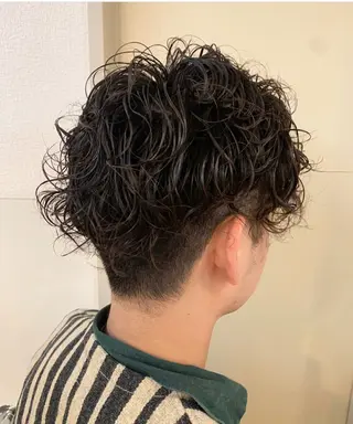 パーマ メンズ apica/ 菊地さら紗のヘアスタイル