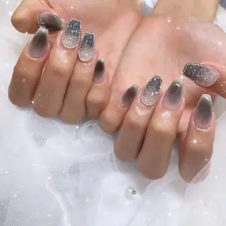 ネイル Blue daisy RIN🎀のネイルデザイン