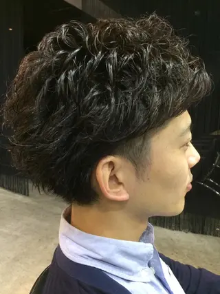 ショート カラー パーマ メンズ SUNNY GRACEのヘアスタイル