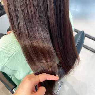 セミロング カラー 愛されヘア/ 暖色カラー/まいこのヘアスタイル