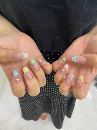 ネイル HIKARI 4uまつ毛ネイルのネイルデザイン