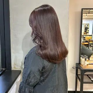 ロング カラー otoha✳︎ くすみ艶カラーのヘアスタイル