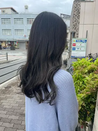 ロング 【aini天王寺】 𝐚𝐢𝐫𝐢✂︎のヘアスタイル