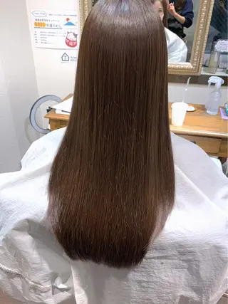 ロング カラー ヘアアレンジ 柔らか垢抜けｶﾗｰと ｶｯﾄ🫧ASUKAのヘアスタイル