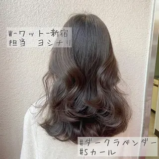 セミロング 新宿駅近♡友達とOK 🦋W -ワット -のヘアスタイル