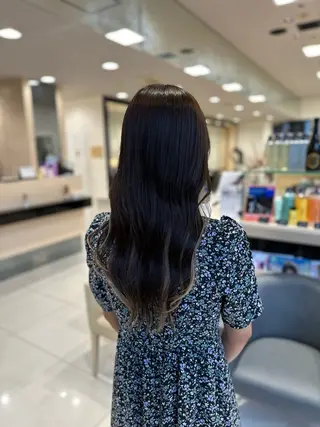 ロング カラー クロスパーマ/うる艶 カラー/Kurumiのヘアスタイル