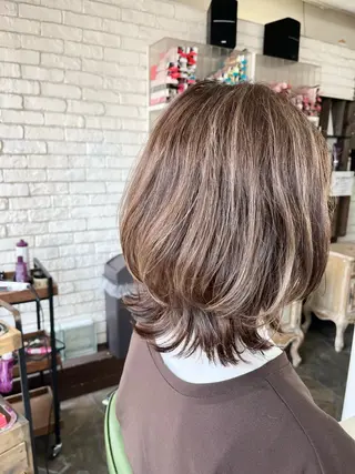 ミディアム 戸本 泰久のヘアスタイル