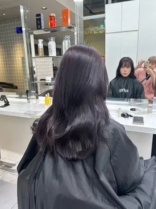 カラー 透明感ベージュ🤎 ナチュラルレイヤーのヘアスタイル