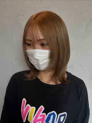 ミディアム 🌷-5歳を実現 梅田その子🌷のヘアスタイル