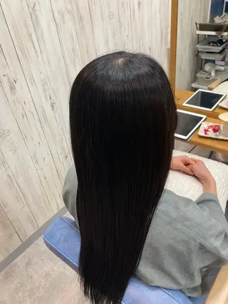 ロング 暖色カラー💞 菊地しおんのヘアスタイル