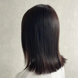 ショート カラー パーマ ヘアアレンジ メンズ キッズ ネイル マツエク・マツパ アイブロウ mona/ ストレートスタイル✨のヘアスタイル