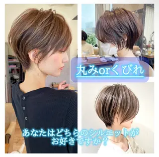 ショート 似合わせショート/ 小顔効果抜群/荒砂のヘアスタイル