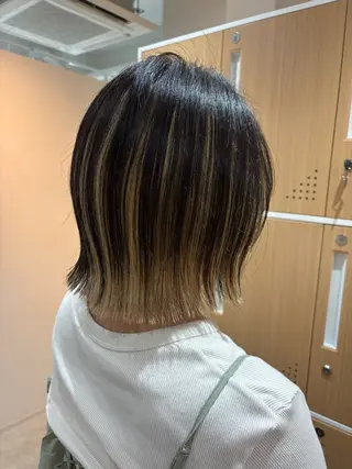 ショート カラー 🤍美髪縮毛/髪質 改善/池上夏凜🤍のヘアスタイル