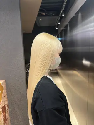 セミロング カラー 鈴木/ニュアンス パーマ/メンズのヘアスタイル