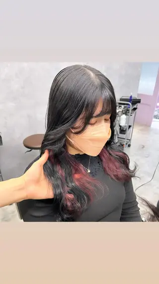 ロング 縮毛矯正・髪質改善 特化 出納 直起のヘアスタイル