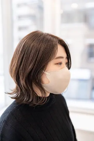 ミディアム カラー Lazo/ 原弥和子のヘアスタイル
