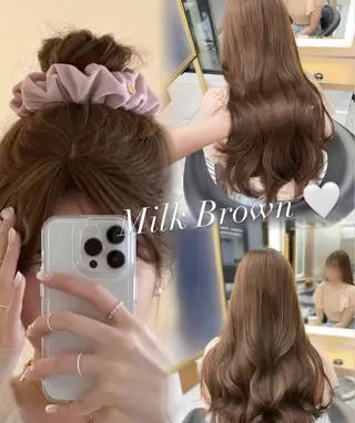 ロング カラー 菅野 心悠/メンズヘアのヘアスタイル