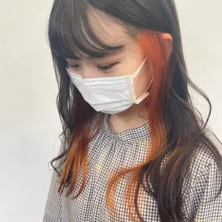 ロング カラー 🦄垢抜けボブ特化× 暖色カラー未来🦄のヘアスタイル