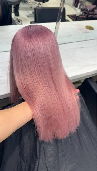 セミロング カラー ヘアアレンジ 【🥀履歴修正🥀】 ハイトーン職人/拓真のヘアスタイル