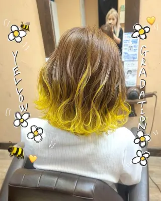 カラー 一宮 淚のヘアスタイル