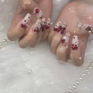 ネイル Blue daisy RIN🎀のネイルデザイン