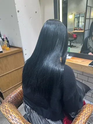 ロング カラー 暖色カラー🤎Red Neo meiのヘアスタイル