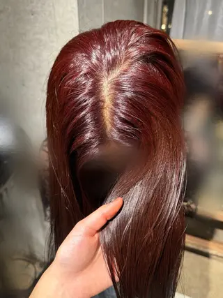 ロング カラー 染谷 奈保のヘアスタイル