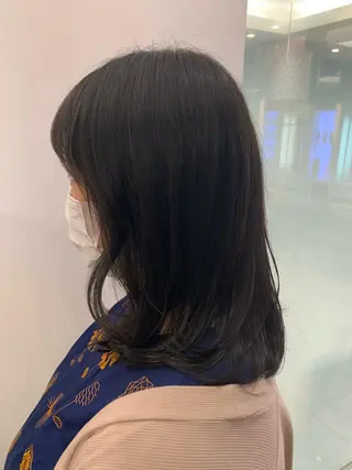 ミディアム デジタルパーマ🫧 韓国風ヘア🫧サクラのヘアスタイル