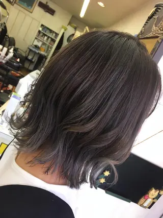 ミディアム YAP！HAIR トコツメアヤノのヘアスタイル