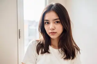 ミディアム カラー LOVESTOIKE 堂本のヘアスタイル