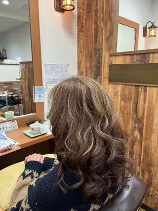 ロング カラー ヘアアレンジ 佐々木 美希のヘアスタイル